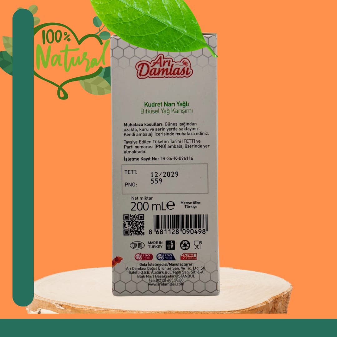 Gastro Life Kudret Narı Yağlı Bitkisel Yağ Karışımı 250 ml 3