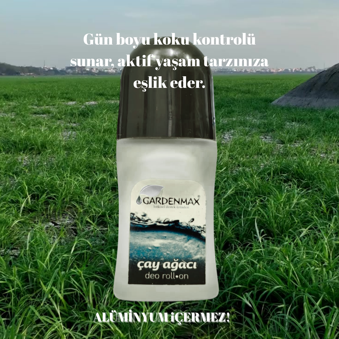 GARDENMAX Çay Ağacı Özlü Koltuk Altı Koku Giderici Roll-On 3
