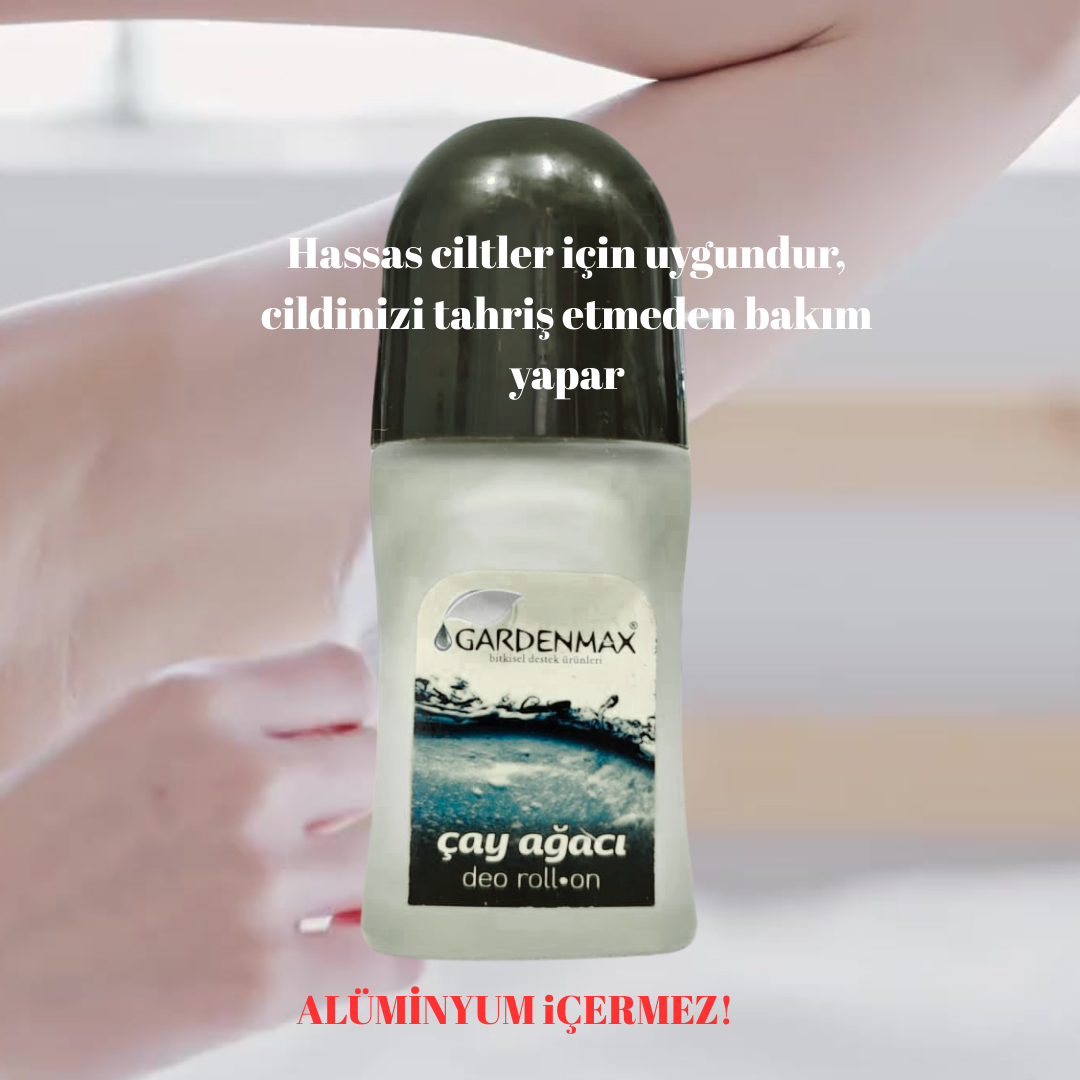 GARDENMAX Çay Ağacı Özlü Koltuk Altı Koku Giderici Roll-On 4