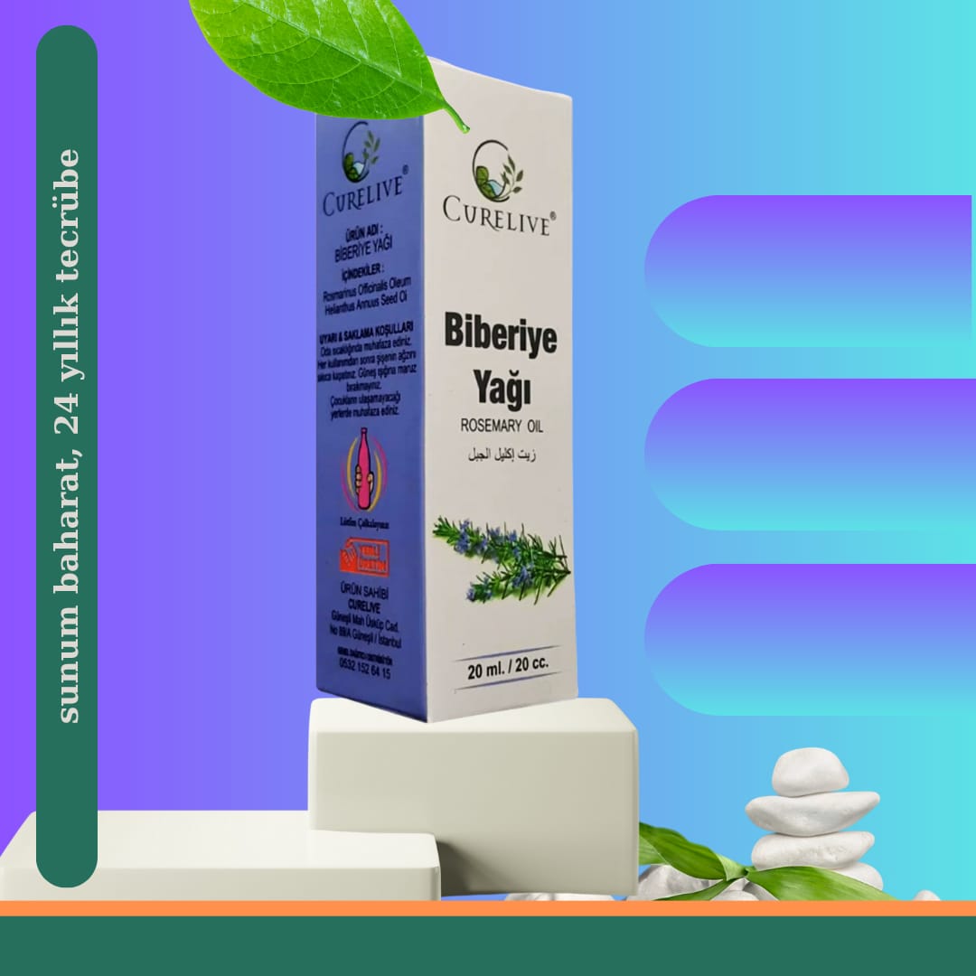 Biberiye Yağı 20 ml (Cam Şişe)  3