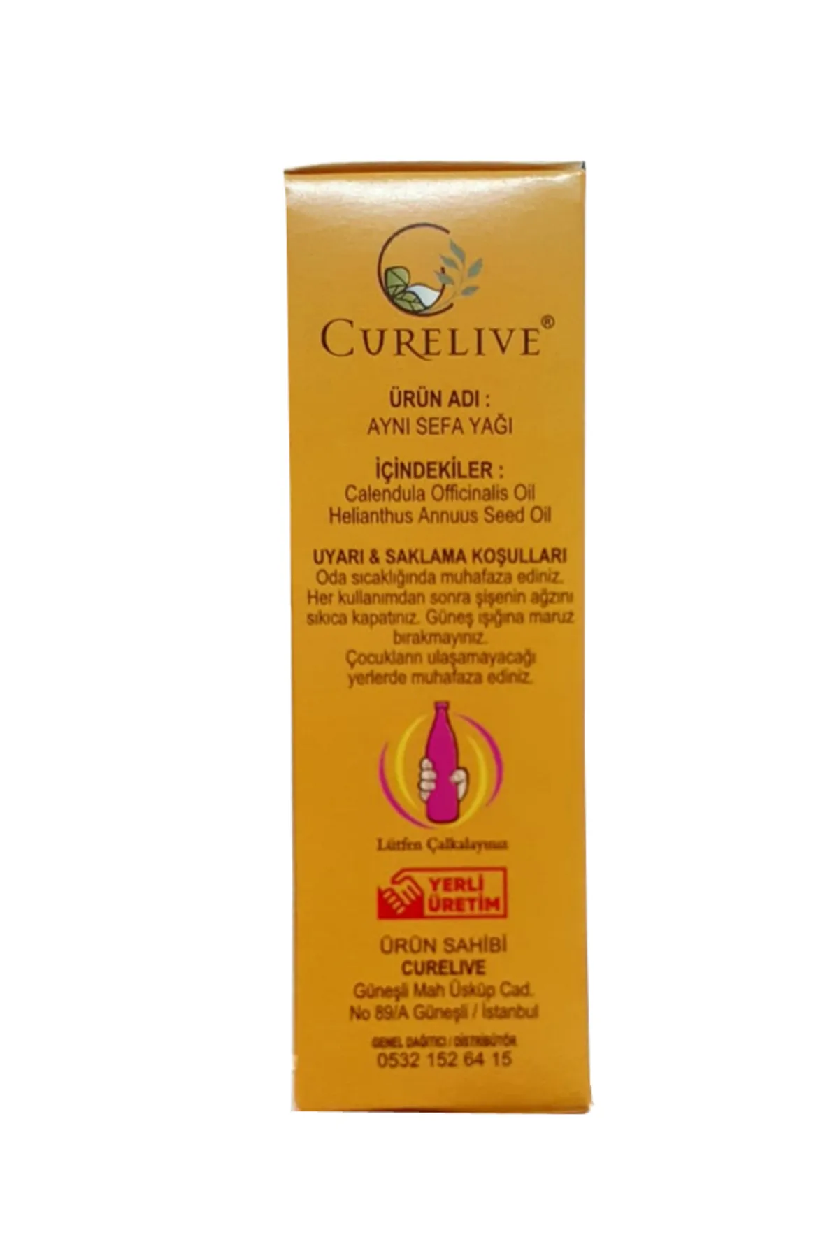CURELIVE Aynı Sefa Yağı 20 ml  1