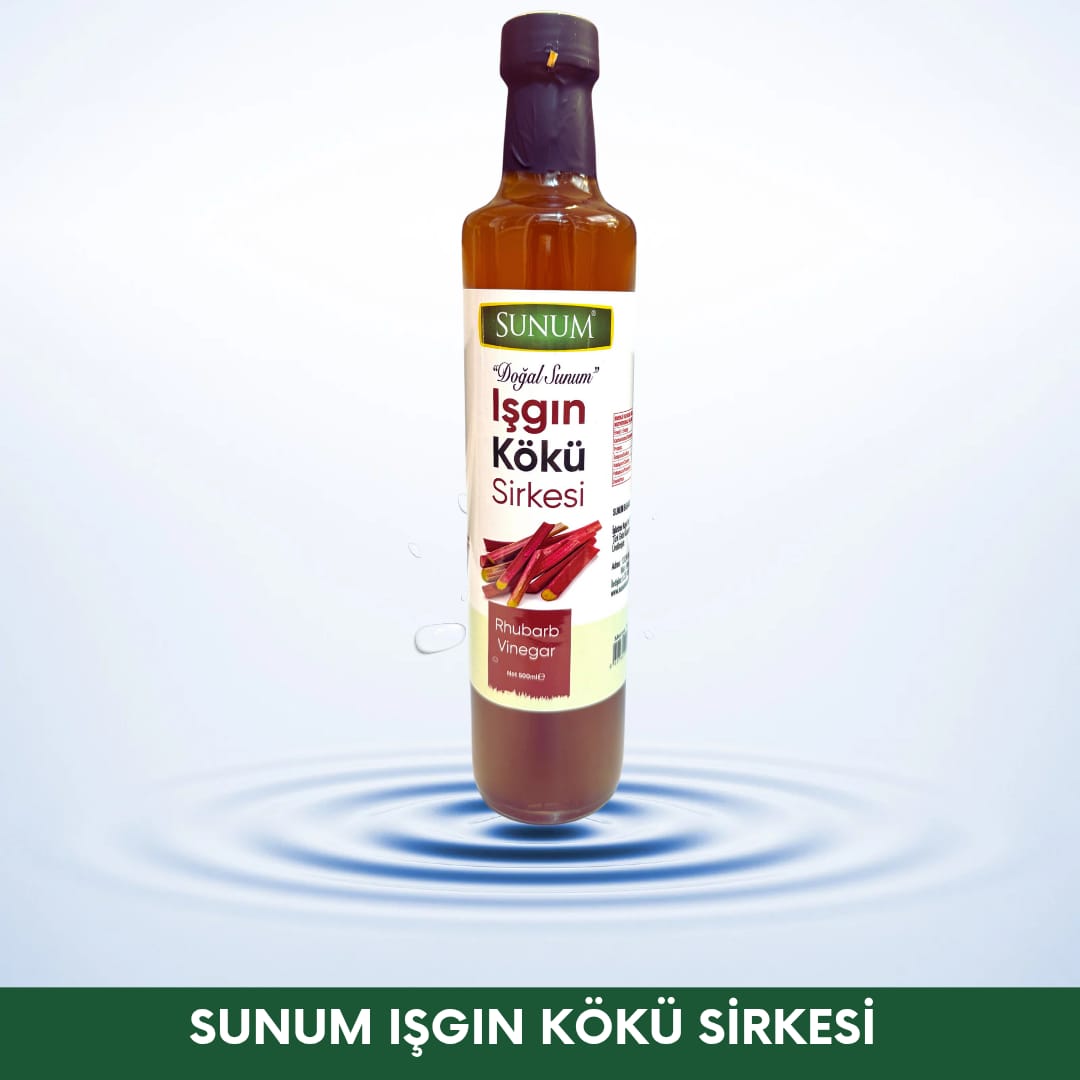 Sunum Işgın Kökü Sirkesi Cam Şişe 500 ml.