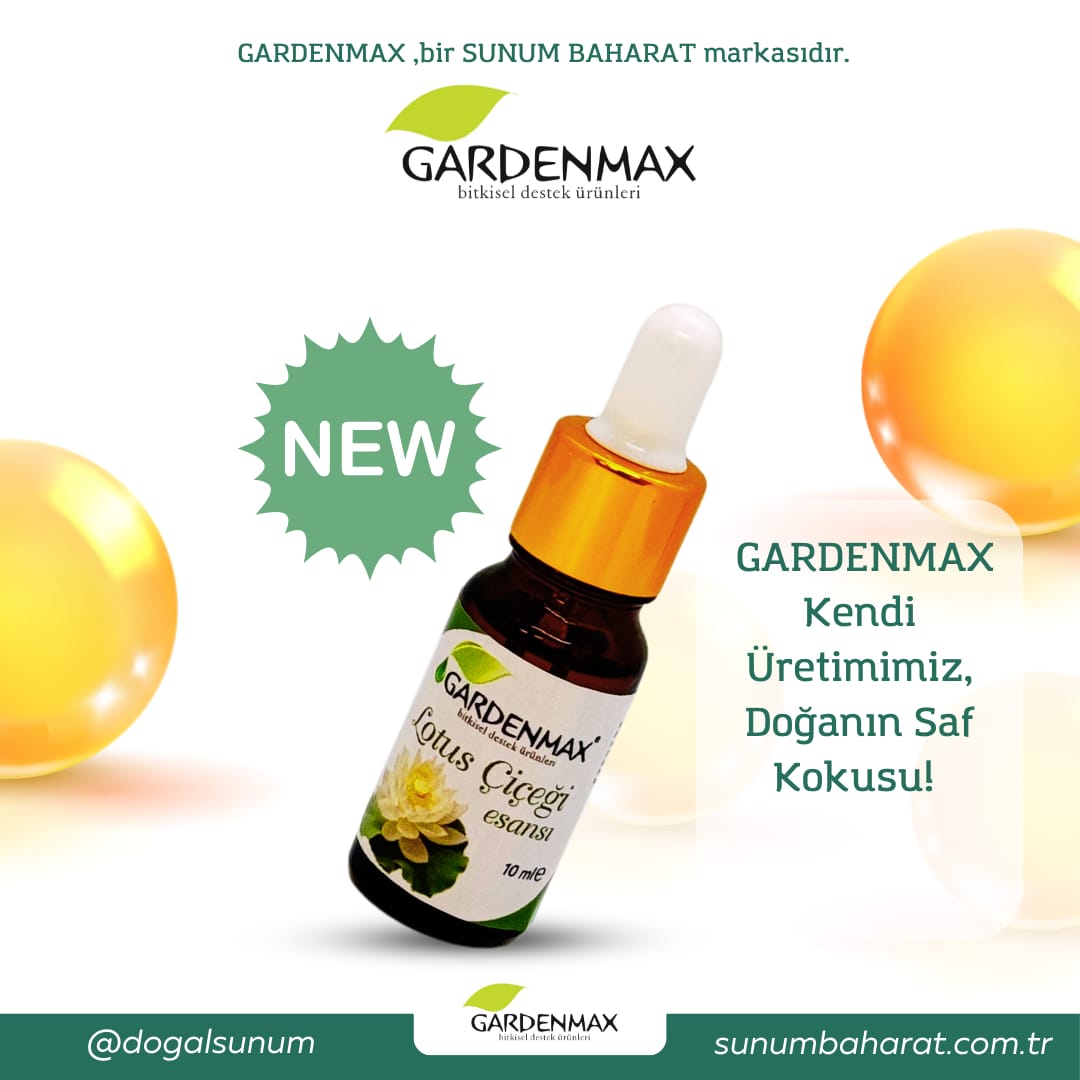 Gardenmax Buhurdanlık Esansları (Lotus Çiçeği)