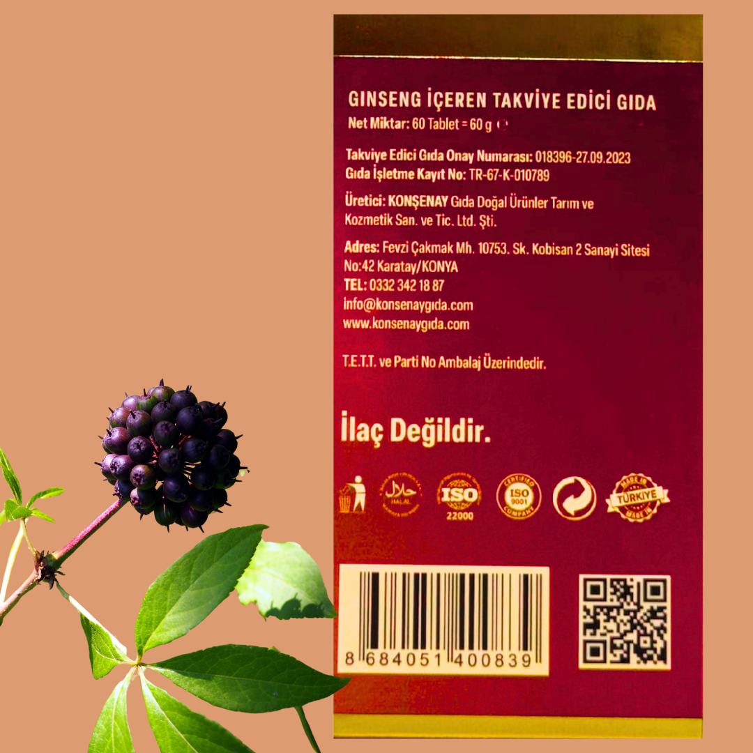 Alftamin Ginseng 1000 mg. ( 60 Tablet ) 1