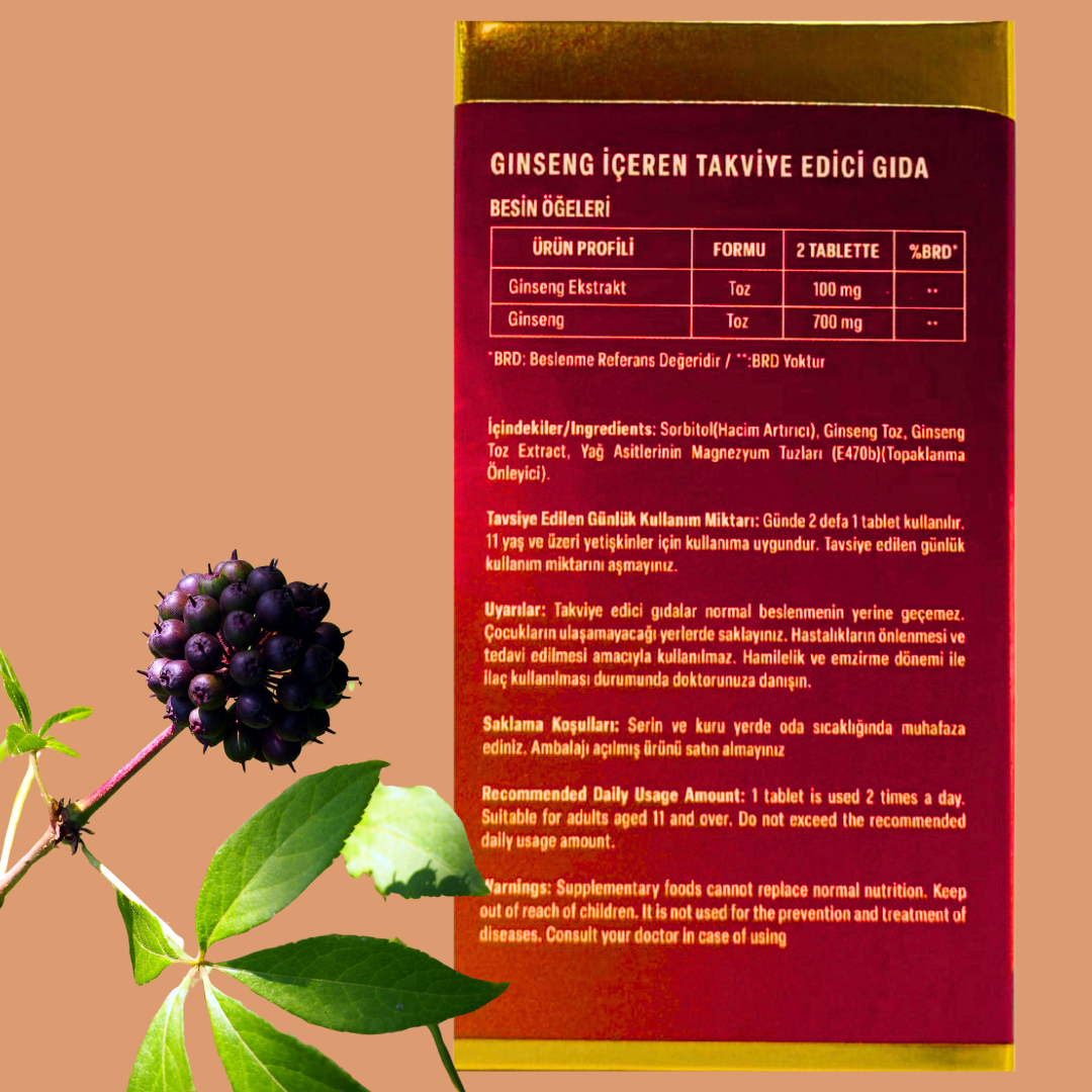 Alftamin Ginseng 1000 mg. ( 60 Tablet ) 2