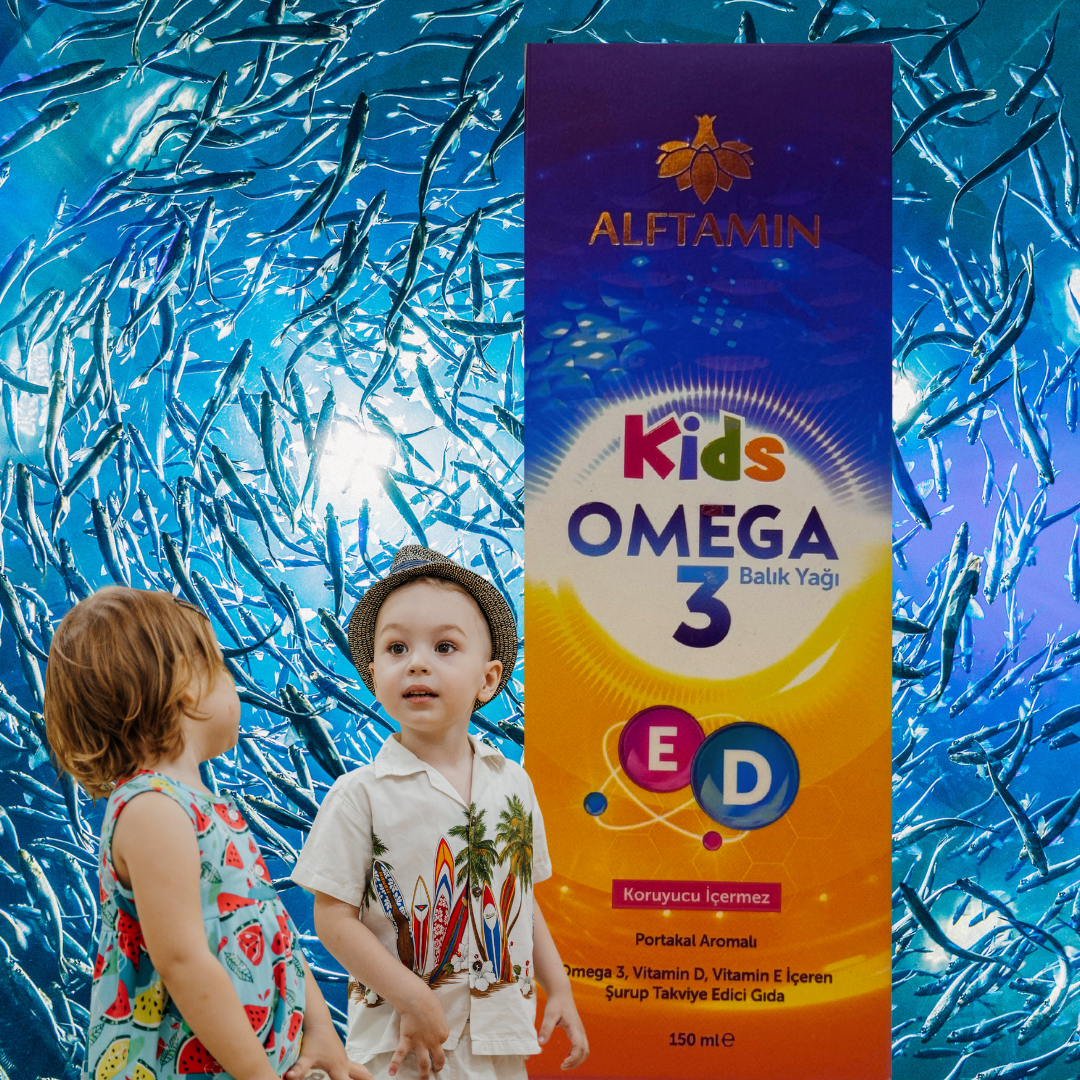 Alftamin Kids Omega 3 Balık Yağı 150 ml. Şurup