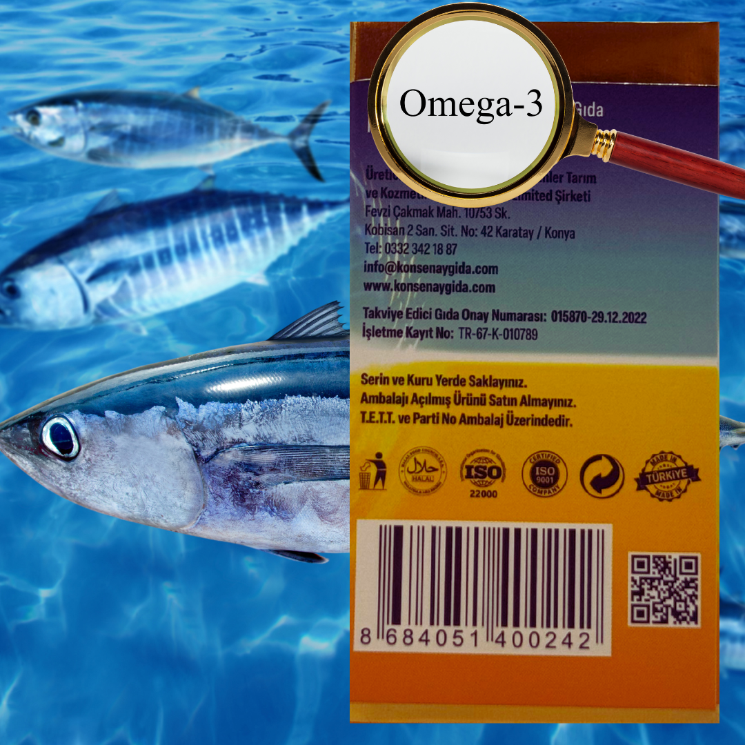 Alftamin Omega 3 Balık Yağı EPA + DHA 1300 mg. 60 Soft Jel / 78g e 4