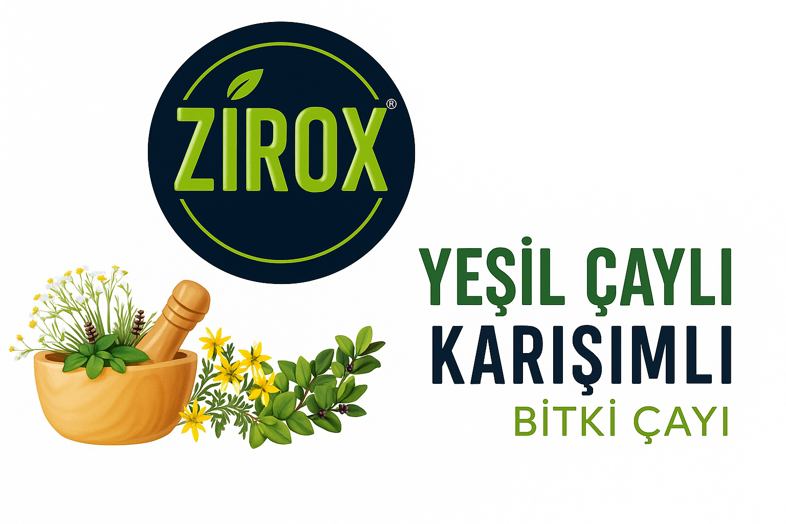 ZIROX Bitkisel Karışım Çayı 1 Paket ( Sunum Baharat ) 6