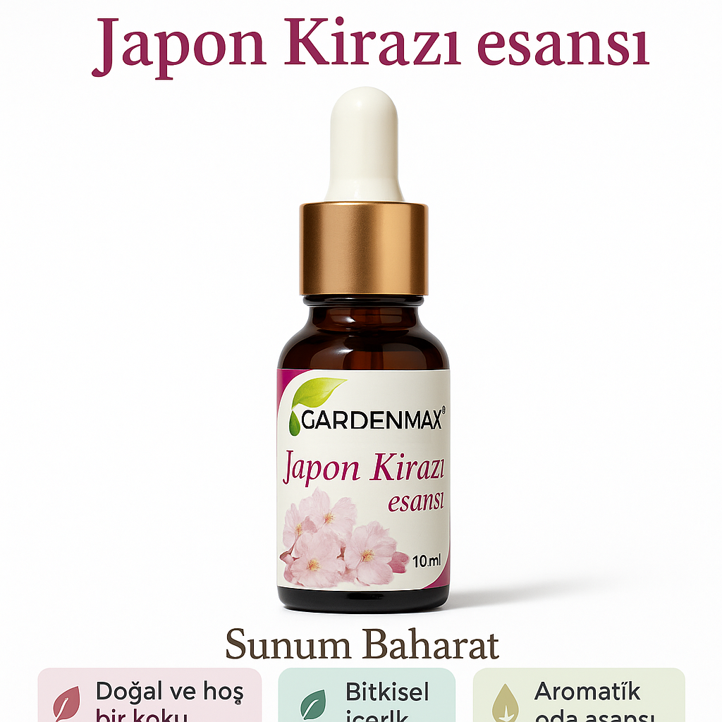 Gardenmax Buhurdanlık Esansları (Japon Kirazı) 1
