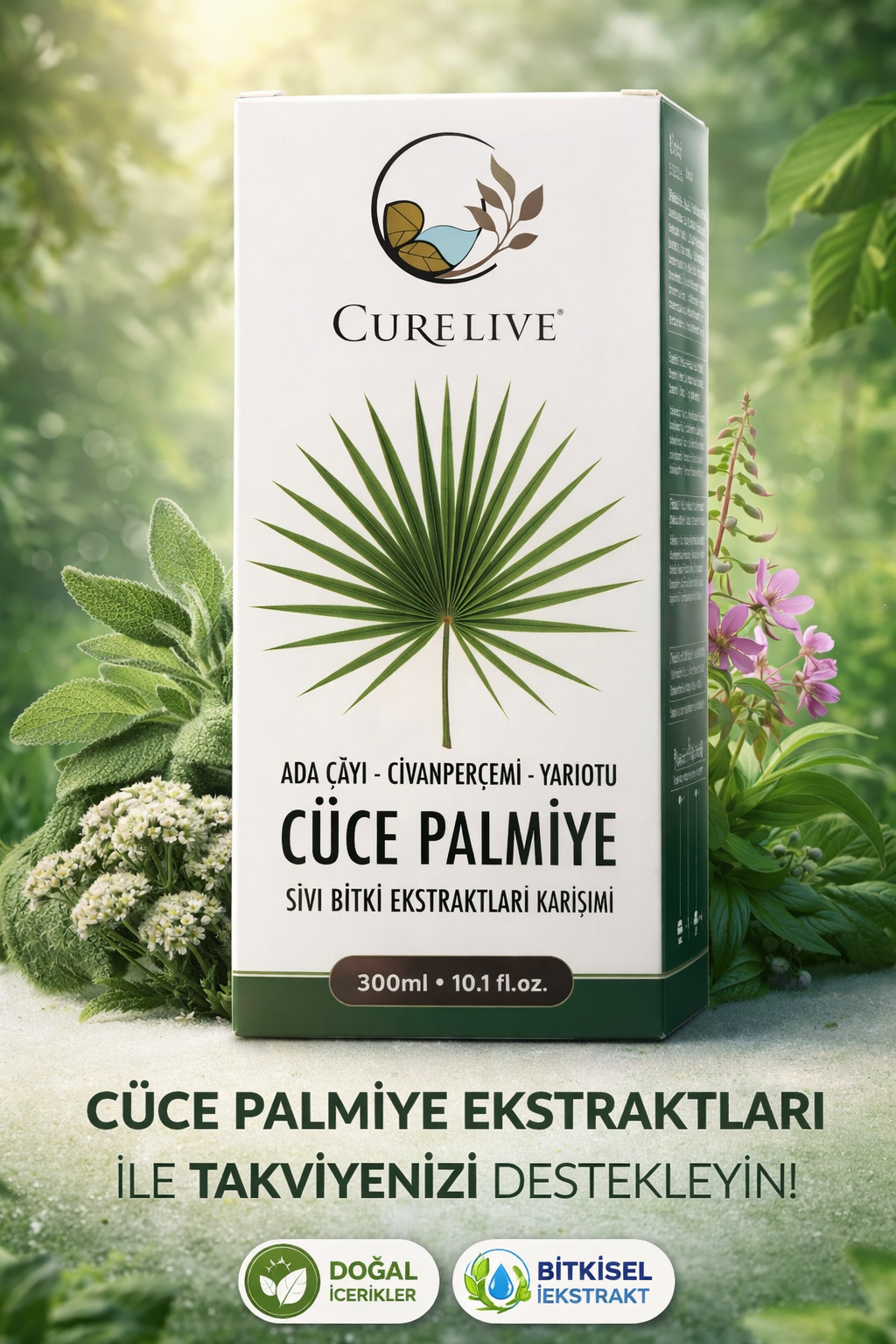 CURELIVE CÜCE PALMİYE EKSTRAKTI