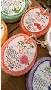 GARDENMAX ÇİLEK ÖZLÜ SÜNGERLİ SABUN 2