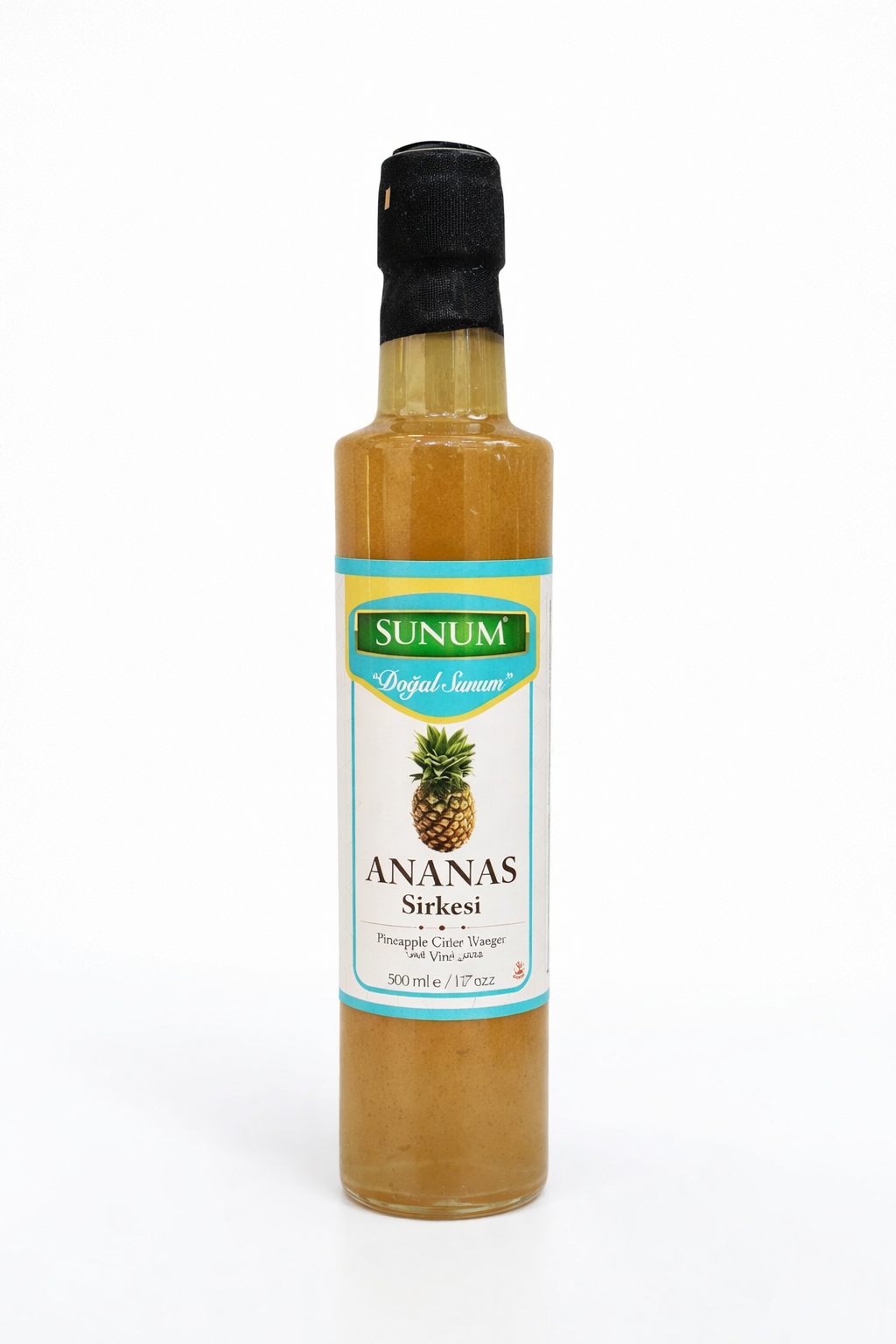 Sunum Ananas Sirkesi Cam Şişe 500 ml.