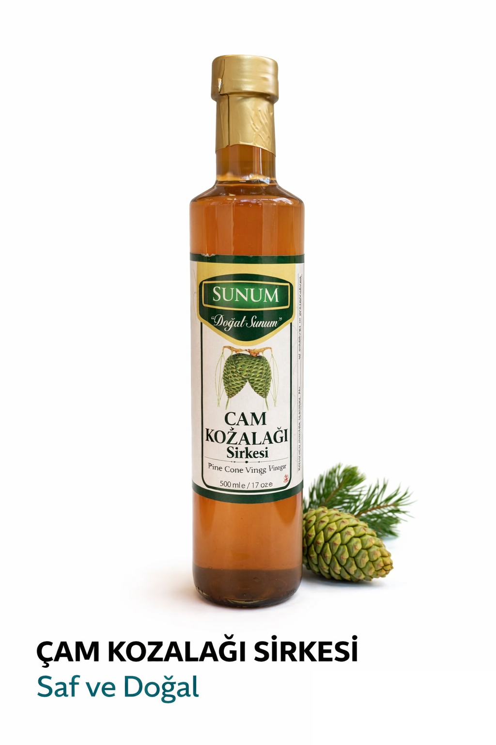 Sunum Çam Kozalak Sirkesi 500 ml. 1