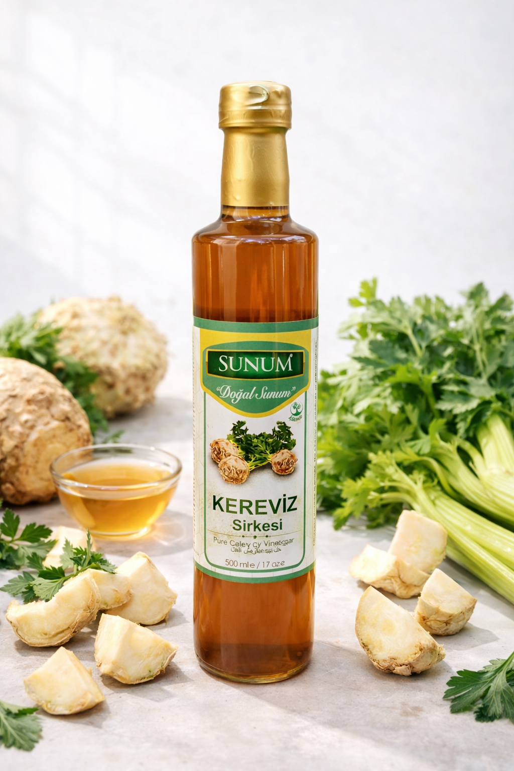 Sunum Kereviz Sirkesi 500 ml.